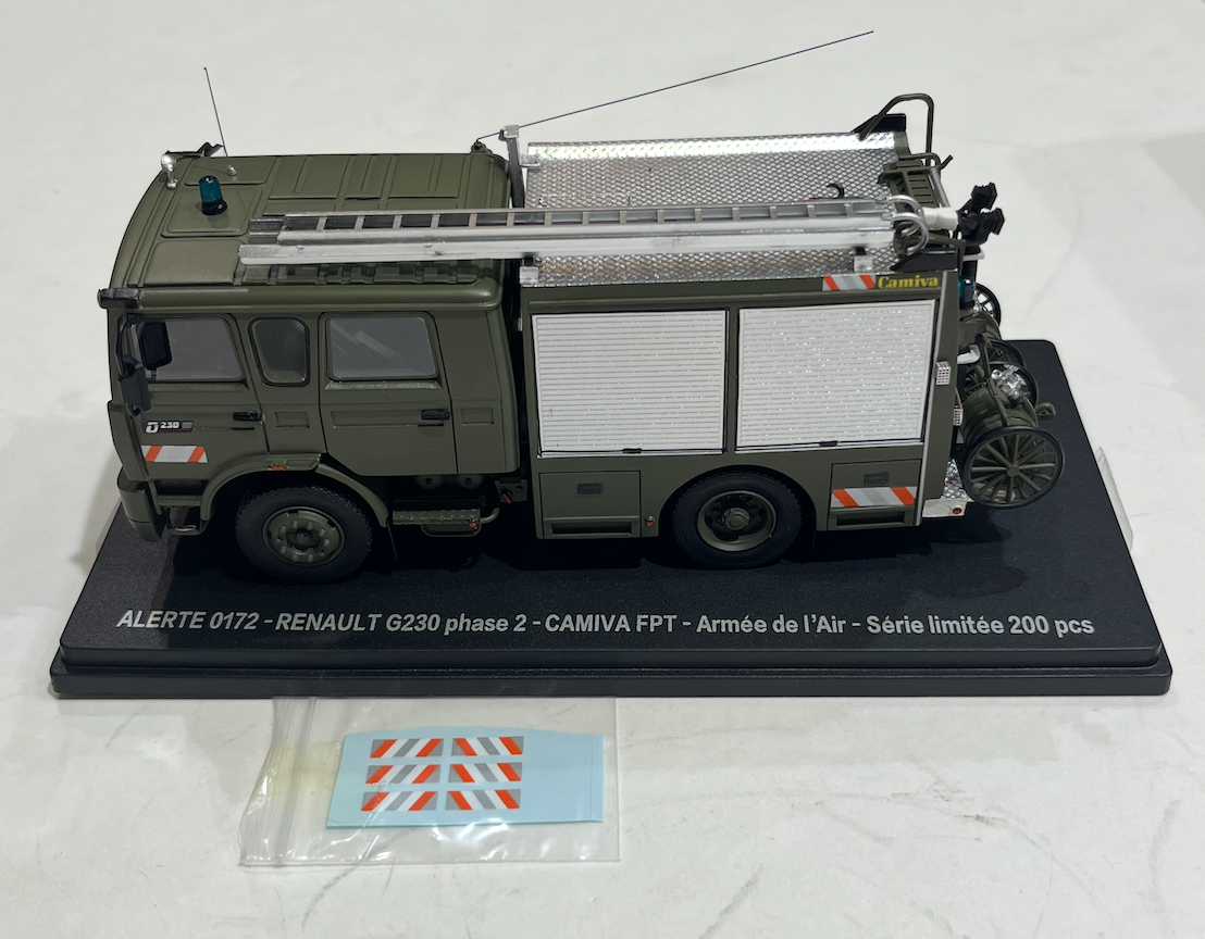 REANULT G230 PHASE 2 CAMIVA FPT ARMEE DE L'AIR 1/43 ALERTE