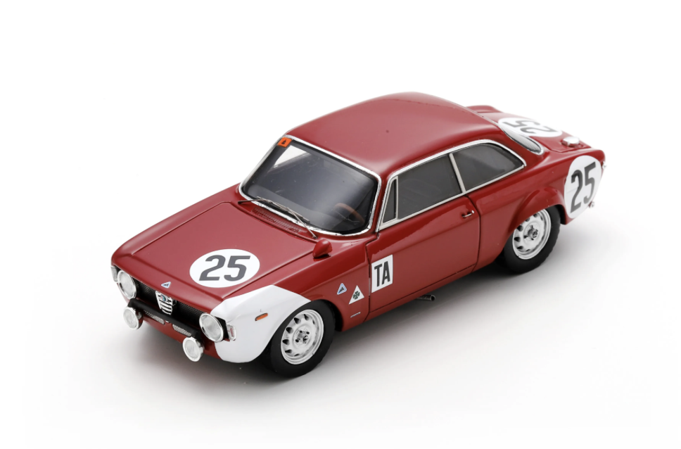 ALFA ROMEO GIULIA SPRINT GTA NO.25 24H DAYTONA 1968 E. PINTO – S. DINI LIMITED SPARK 1/43