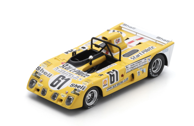 LOLA T280 NO.61 LE MANS 24H 1973 D. ROUVEYRAN - C. MONS SPARK 1/43