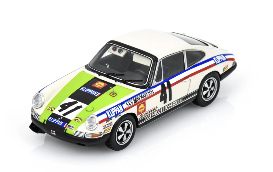 PORSCHE 911S NO.41 10TH LE MANS 24H 1969 J-P. GABAN - Y. DEPREZ SPARK 1/43