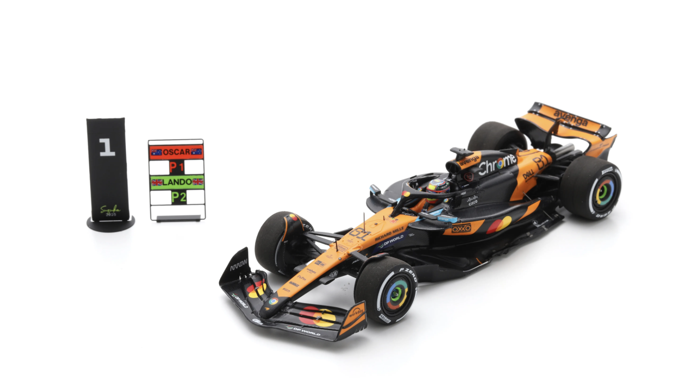 MCLAREN MCL39 NO.81 MCLAREN FORMULA 1 TEAM WINNER CHINESE GP 2025 OSCAR PIASTRI