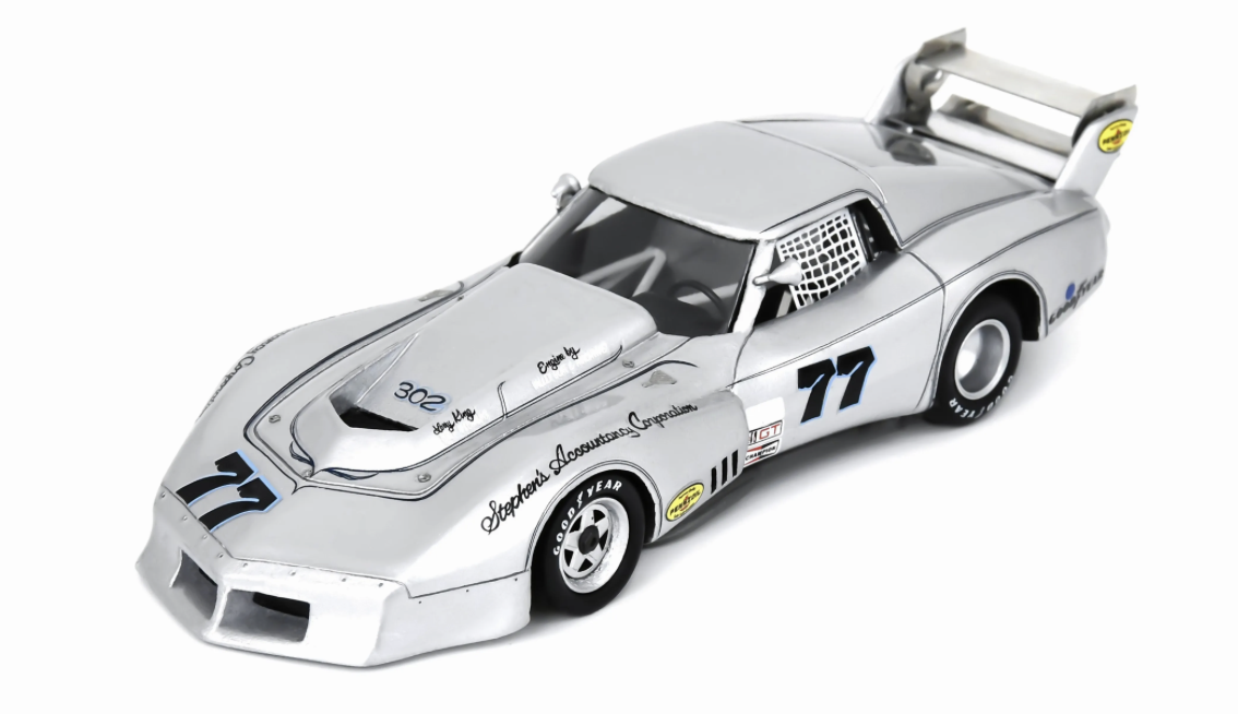 CHEVROLET CORVETTE C3 NO.77 DAYTONA FINALE 250MILES 1981 LARRY STEPHENS LIMITED 500 SPARK 1/43