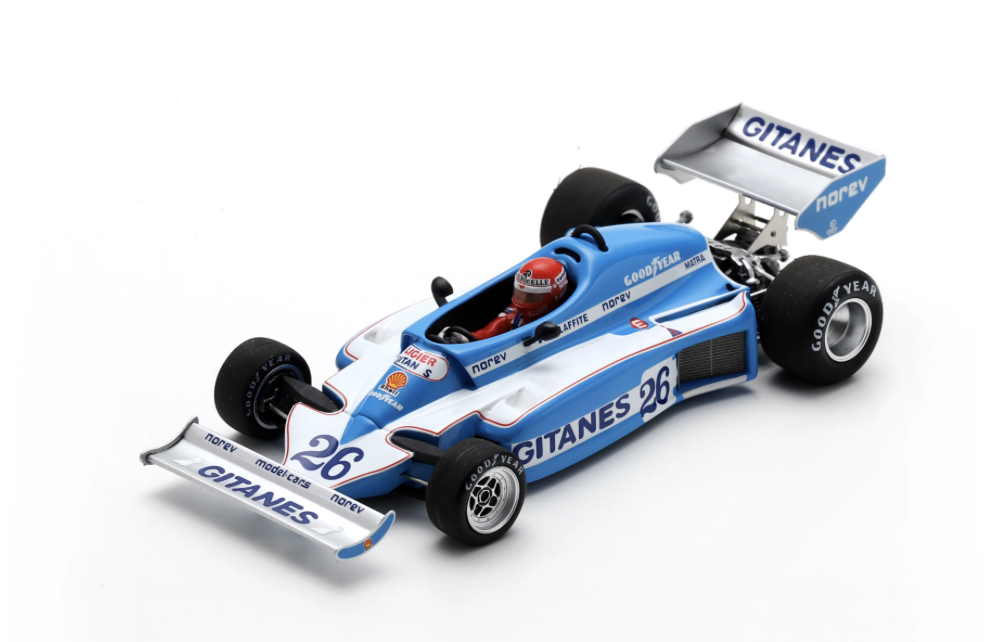 LIGIER JS7 NO.26 TEST ZANDVOORT 1977 NIKI LAUDA SPARK 1/43