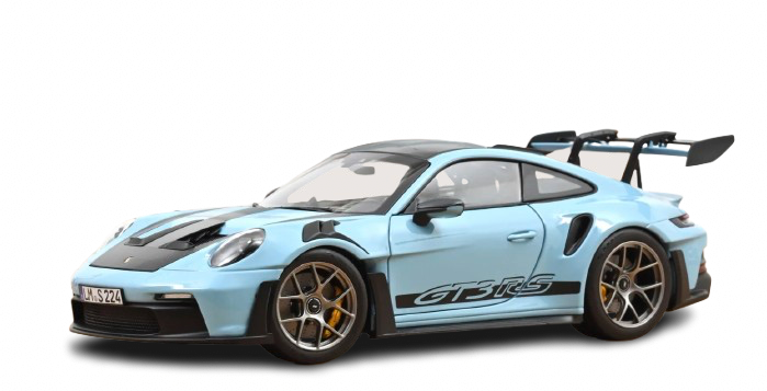 PORSCHE 911 992.1 GT3 RS WEISSACH PACK  GLULFBLUE NOREV 1/18