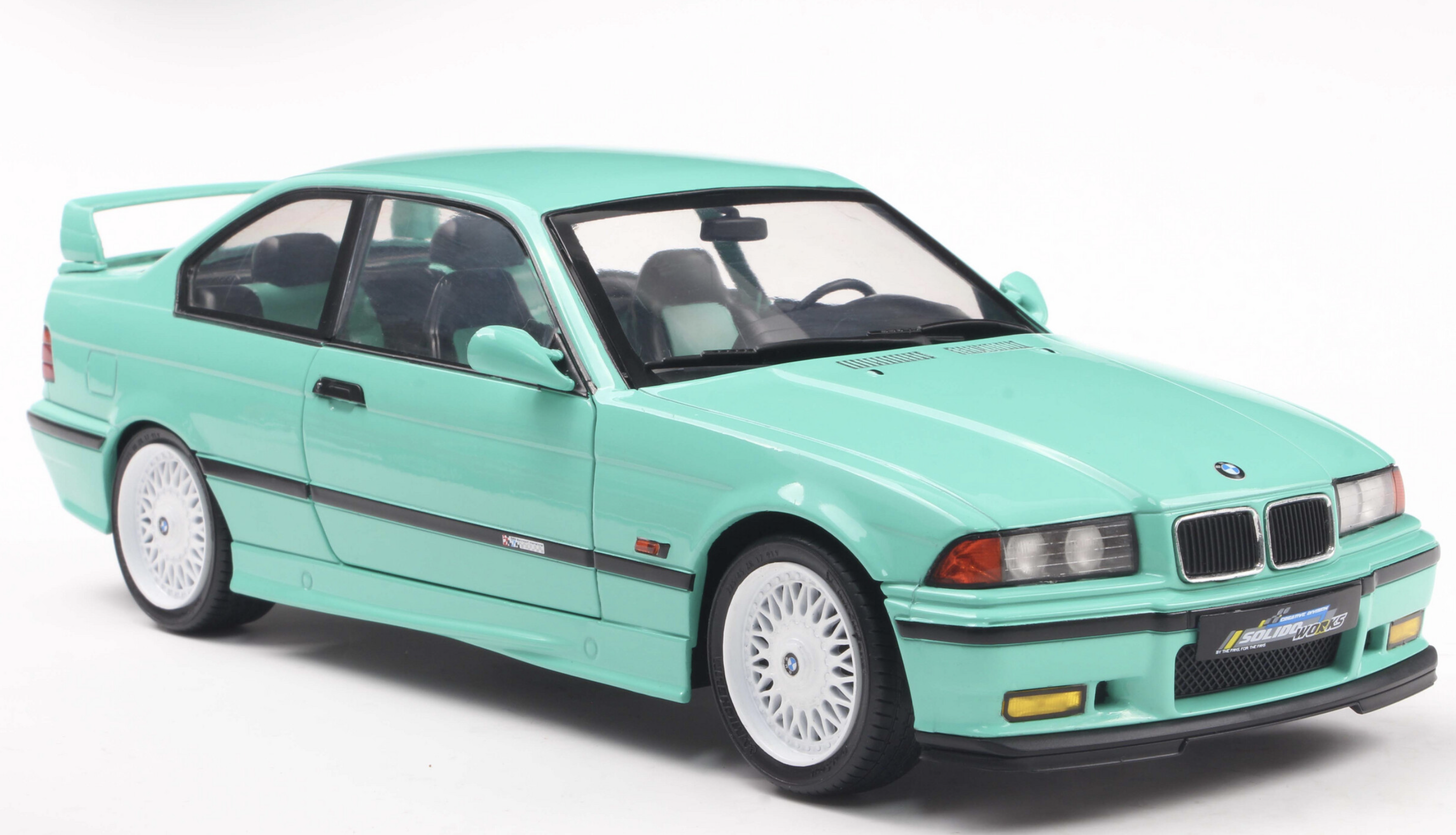 BMW M3 COUPE SOLIDO WORKS – MINT GREEN – 1991 SOLIDO 1/18