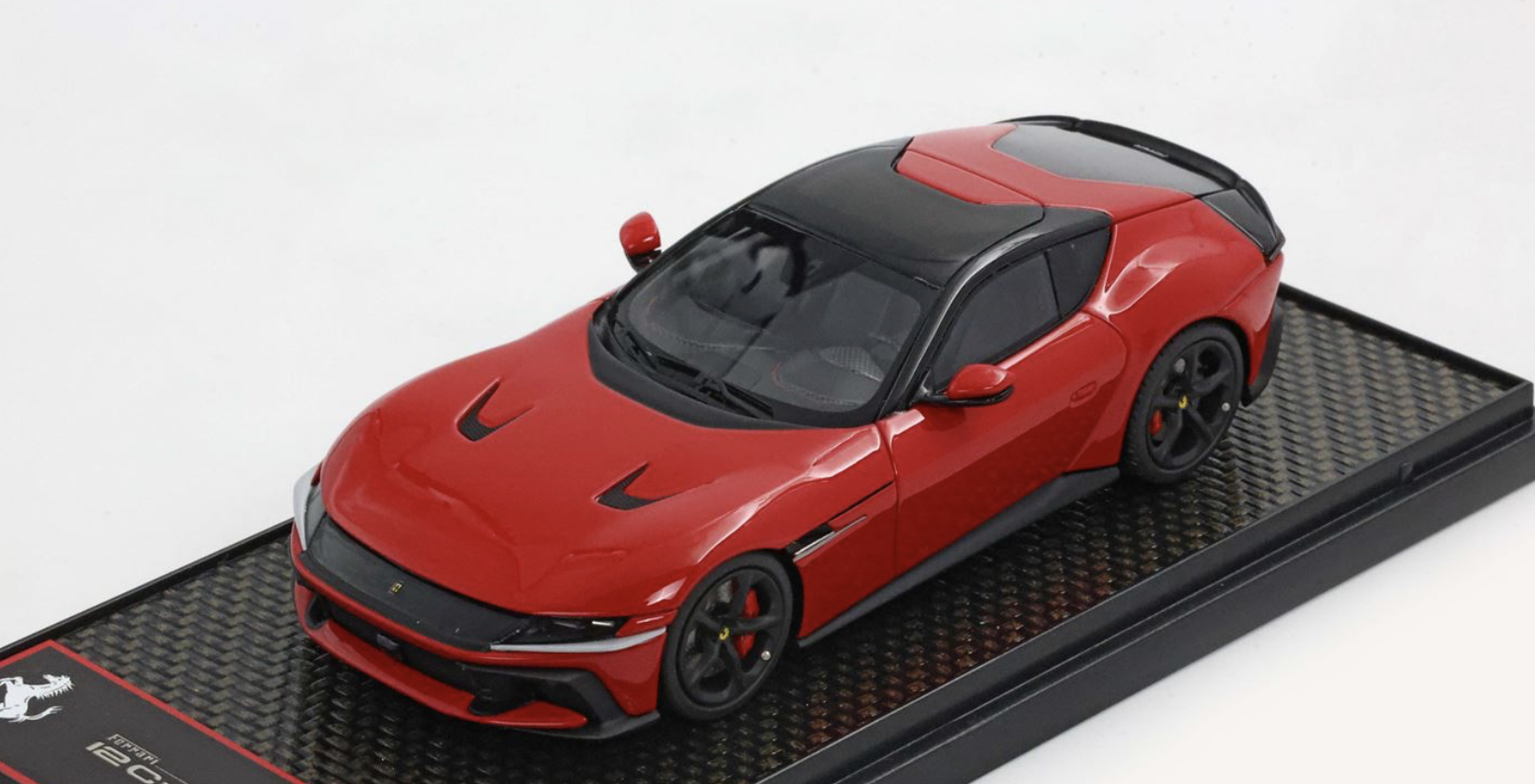 Ferrari 12Cilindri Panoramic Roof Rosso Corsa 1/43 BBR MODELS