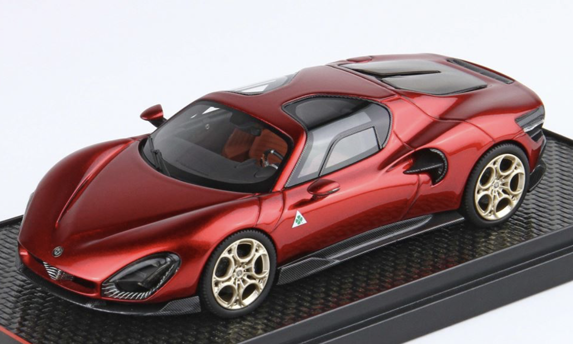 Alfa Romeo 33 Stradale Launch Edition Rosso Villa D’Este 1/43 BBR MODELS