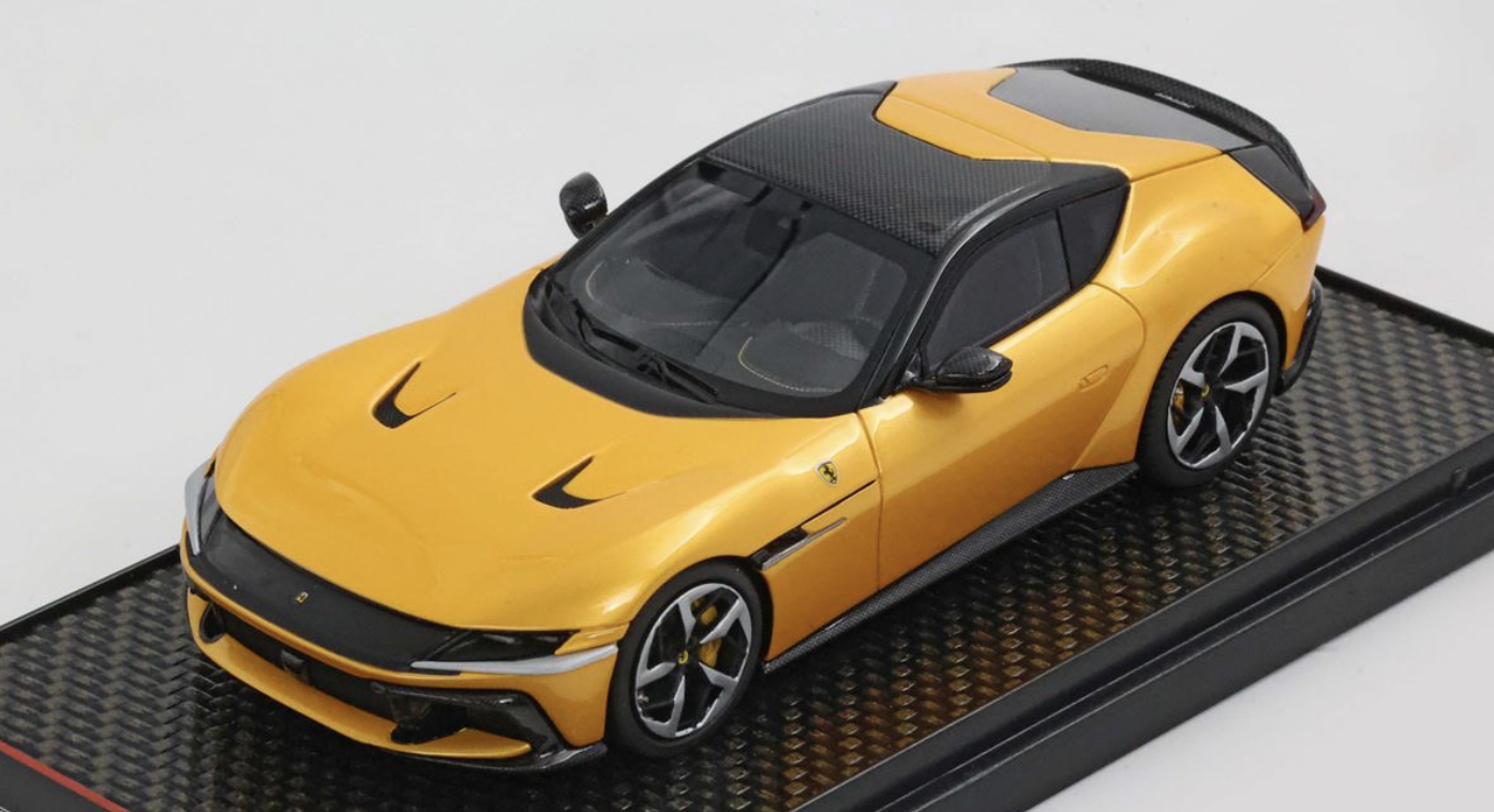 Ferrari 12Cilindri Coupe Giallo Tristrato 1/43 BBR MODELS