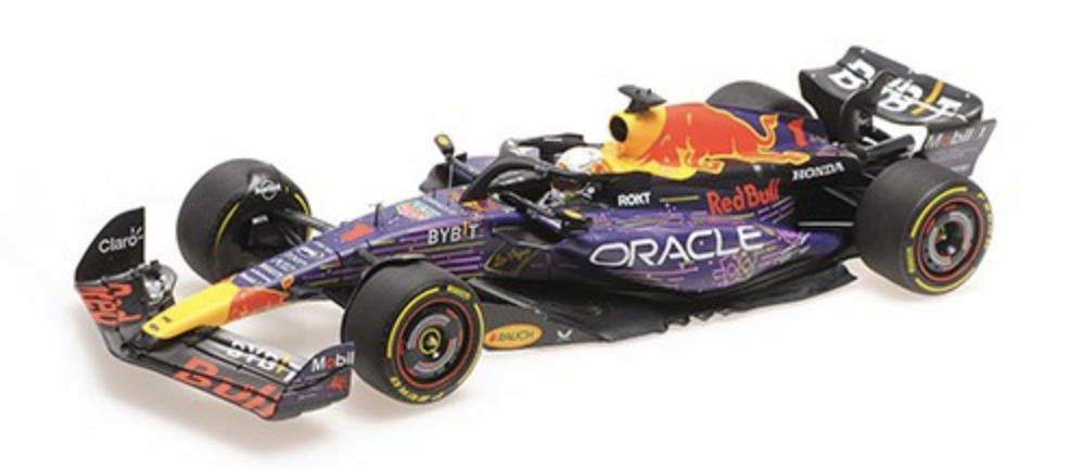 Red Bull RB19 1 Max Verstappen F1 Winner Las Vegas 2023 Minichamps 1/12