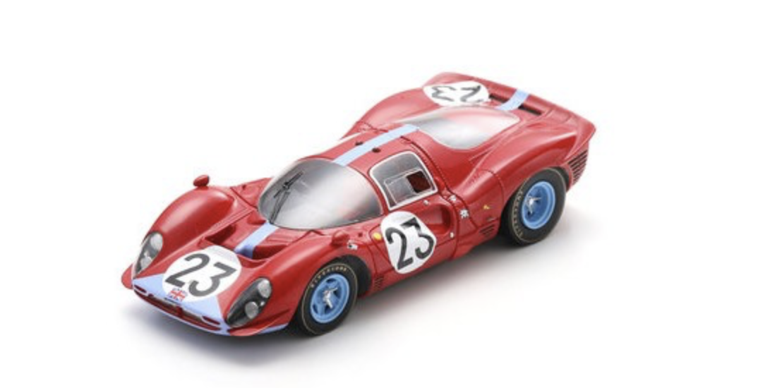 FERRARI 412P N°23 24H Le Mans 1967 Richard Attwood - Piers Courage 1/43 LOOKSMART