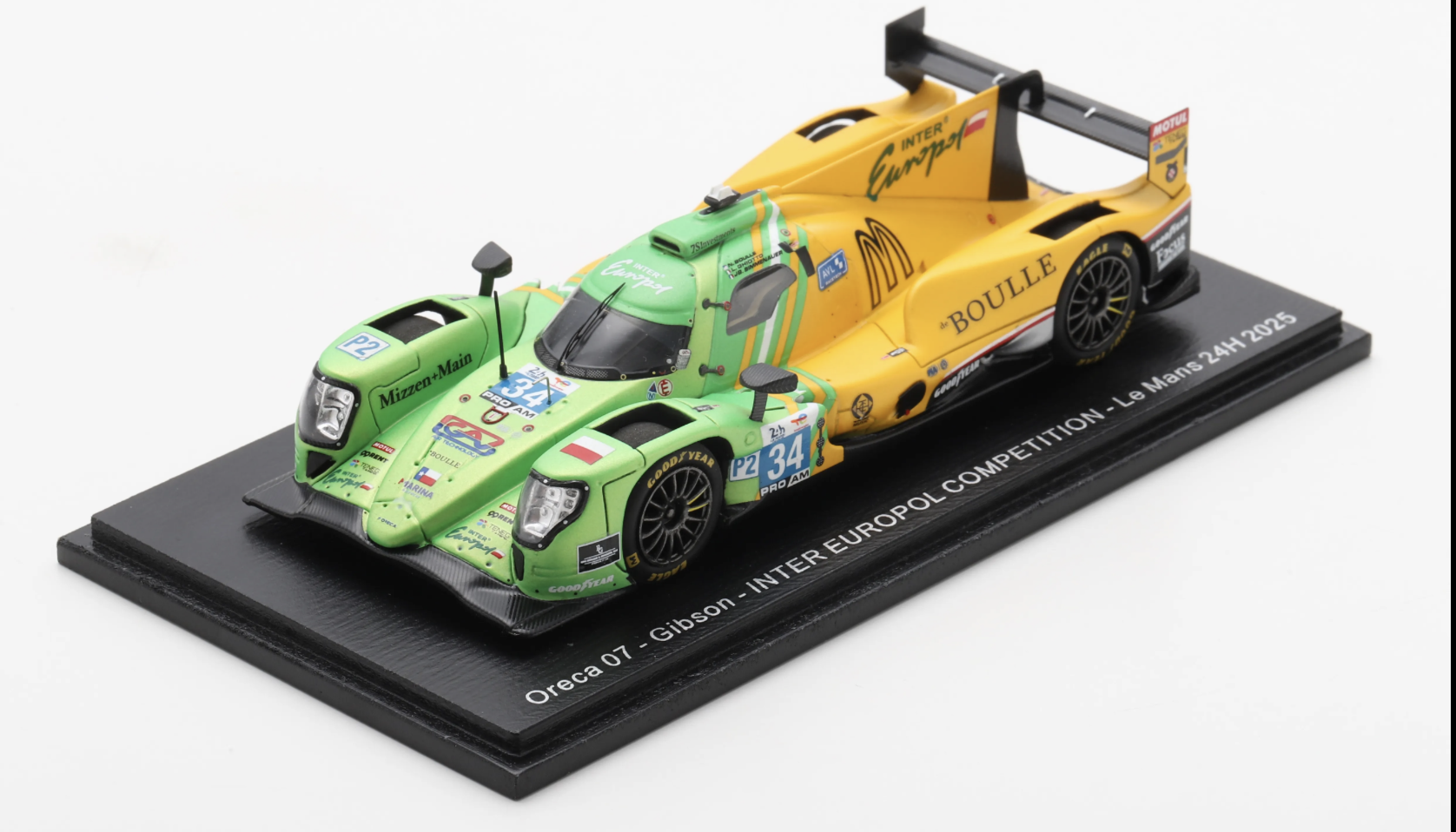 ORECA 07 - GIBSON NO.34 INTER EUROPOL COMPETITION LE MANS 24H 2025 N.BOULLE -  J.SIMMENAUER - L.GHIOTTO SPARK 1/43