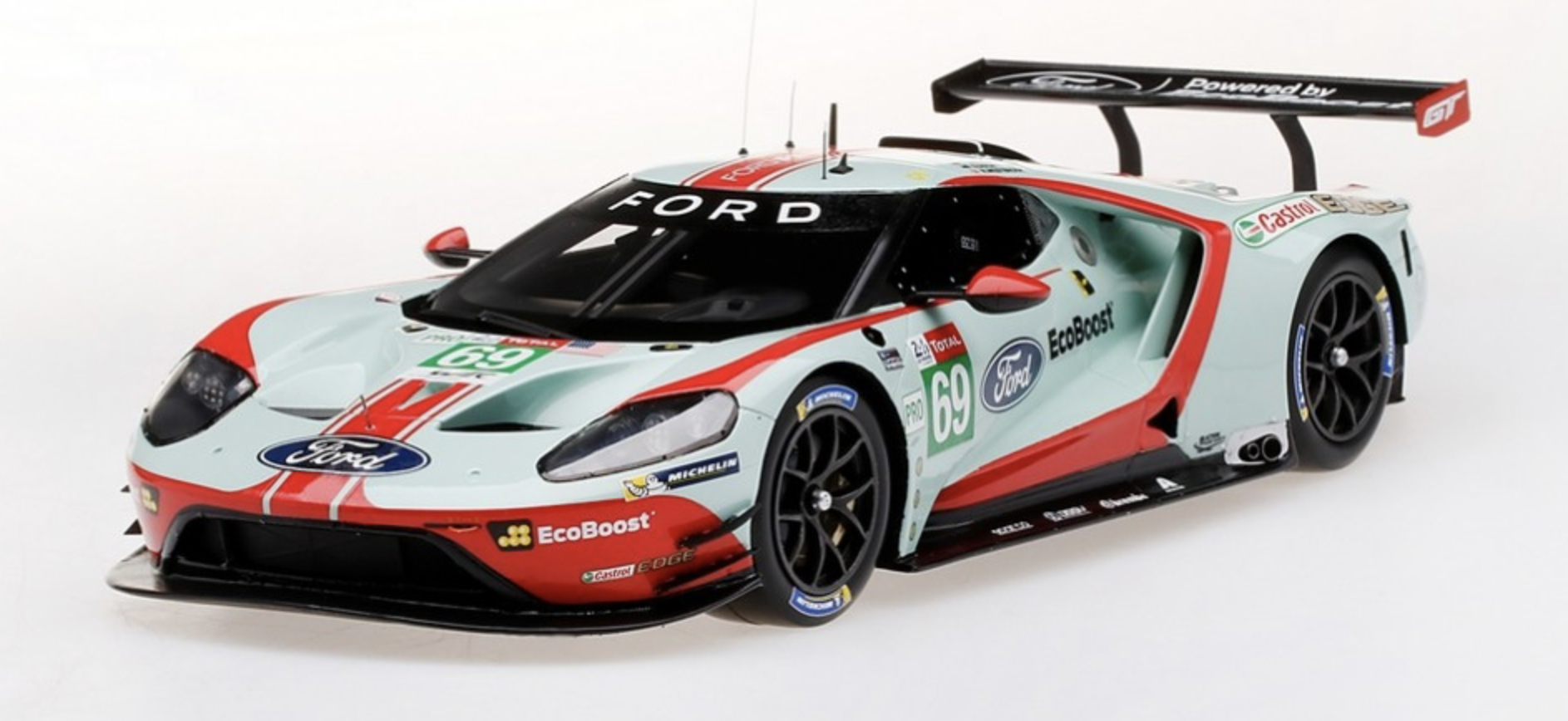 FORD GT N°69 Ford Chip Ganassi Team USA 24ème 24H Le Mans 2019 -R. Briscoe - R. Westbrook - S. Dixon TOP SPEED 1/18