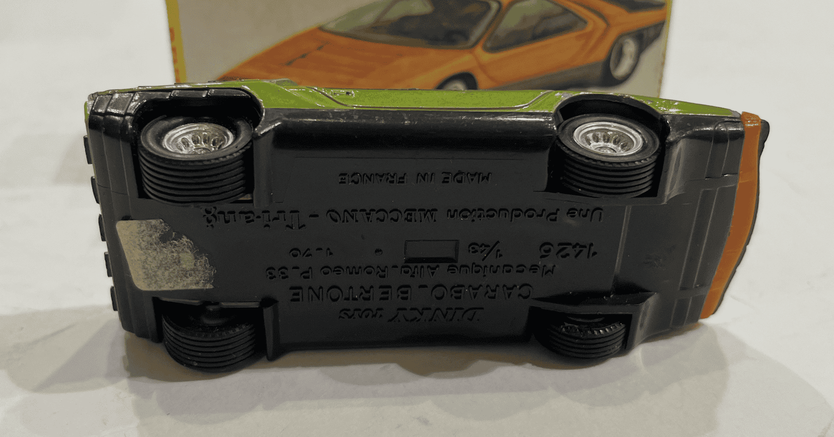 CARABO BERTONE MECANIQUE ALFA ROMEO DINKY TOYS 1/43
