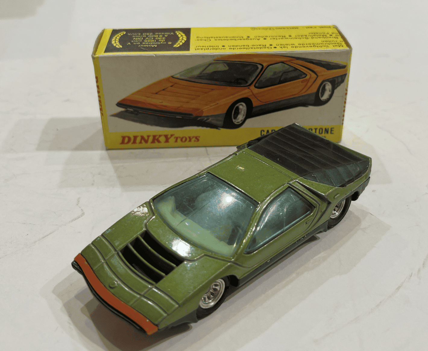 CARABO BERTONE MECANIQUE ALFA ROMEO DINKY TOYS 1/43
