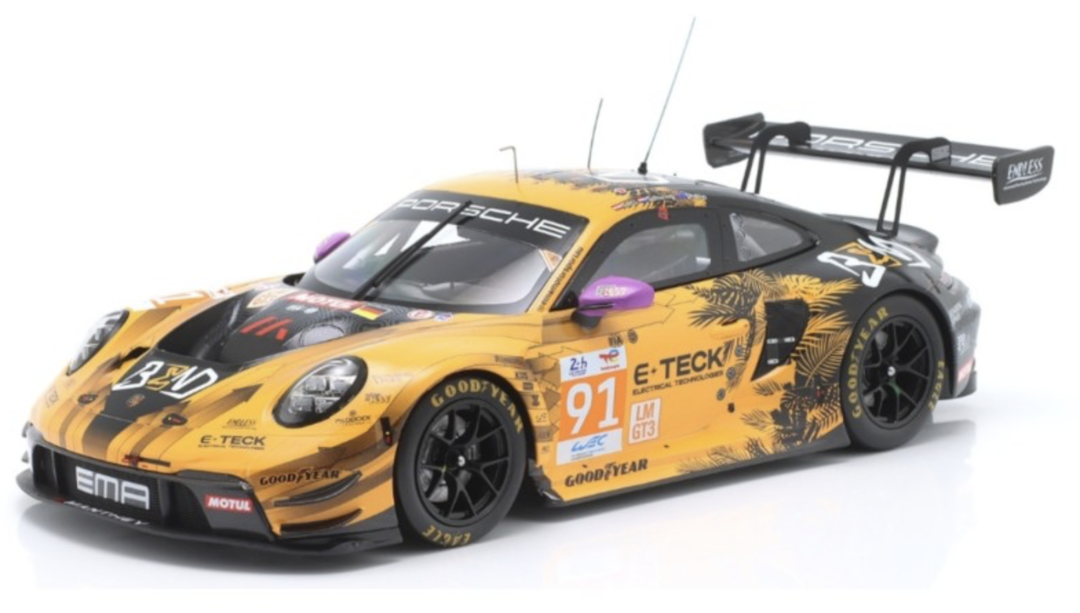 PORSCHE 911 992 GT3 R MANTHEY #91 LE MANS 2024 1/43 IXO