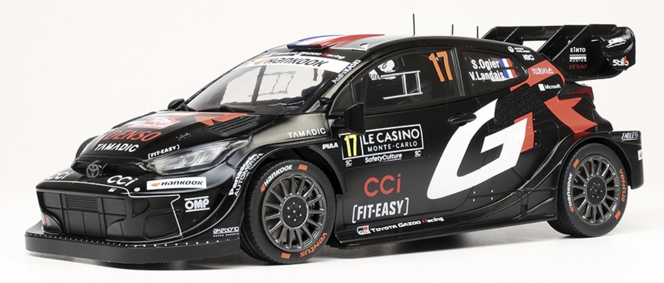 TOYOTA YARIS RALLY1  S. Ogier Monte Carlo 2025 IXO 1/18