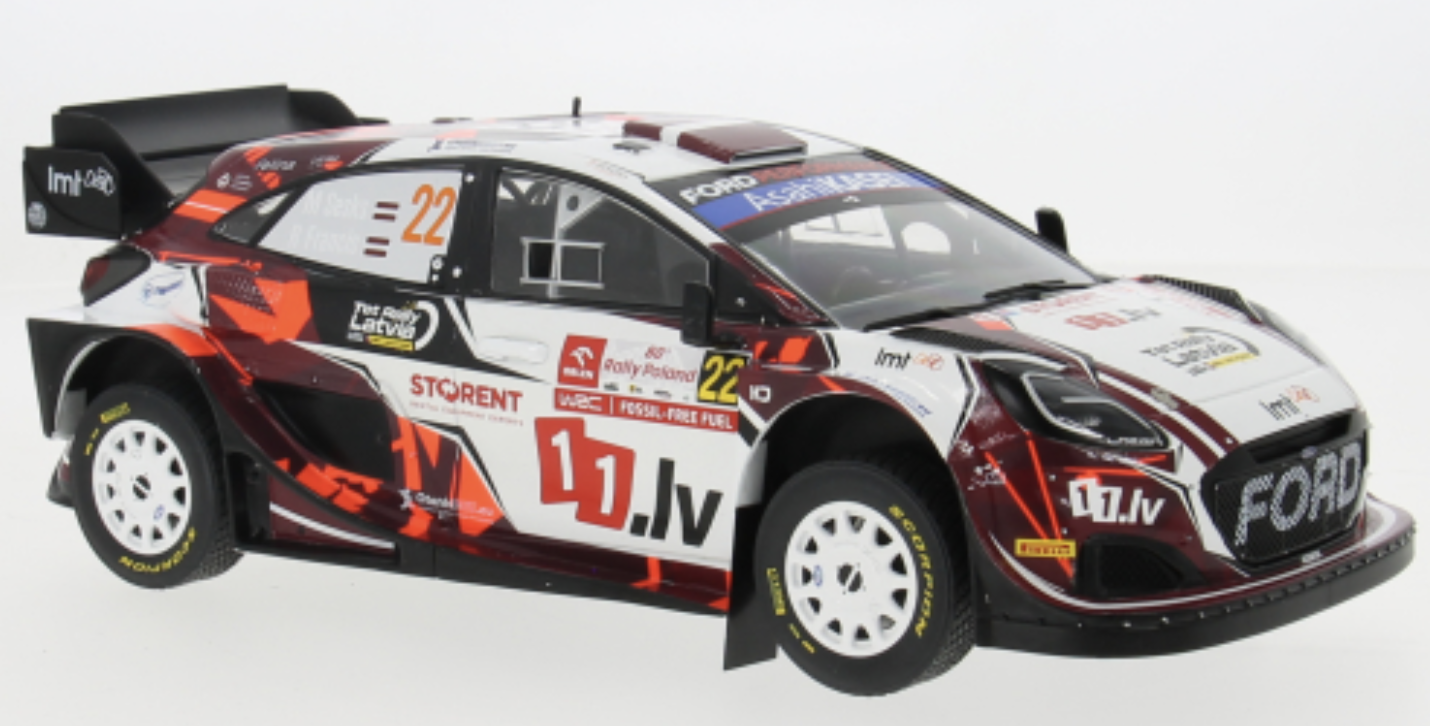 FORD PUMA RALLY1 #22 RALLY POLAND 2024 1/43 IXO