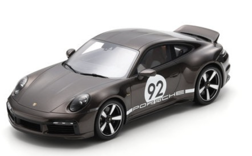 PORSCHE 911 (992) Sport Classic - Macadamia Metallic with Heritage Design Package 2023 1/12 SHUCO