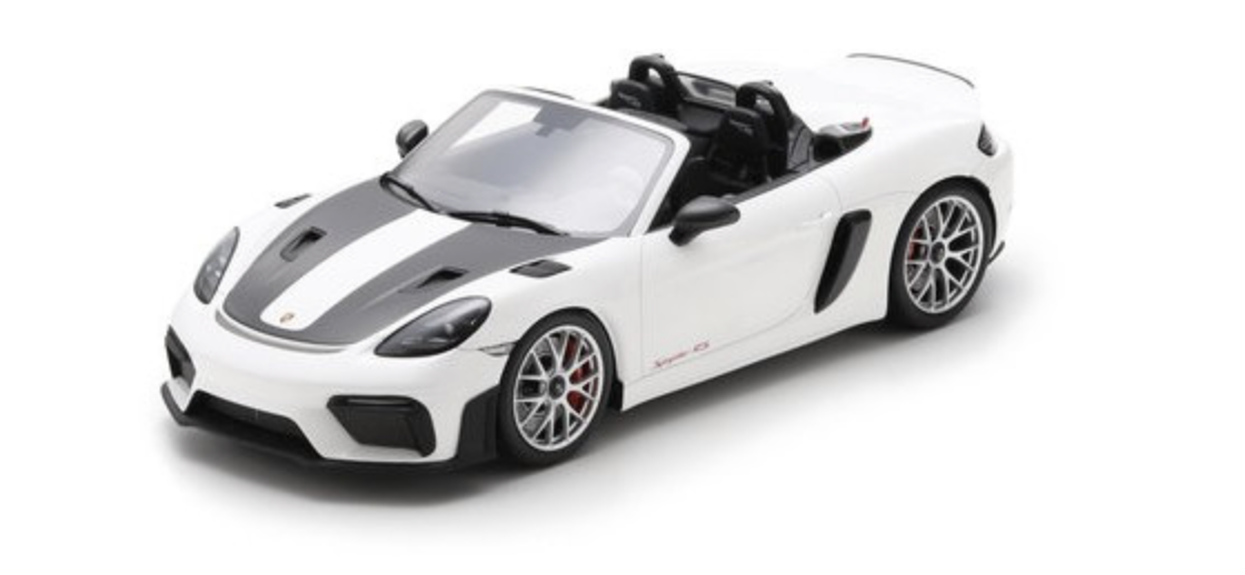 PORSCHE 718 Spyder RS - White 2023 1/12 SCHUCO