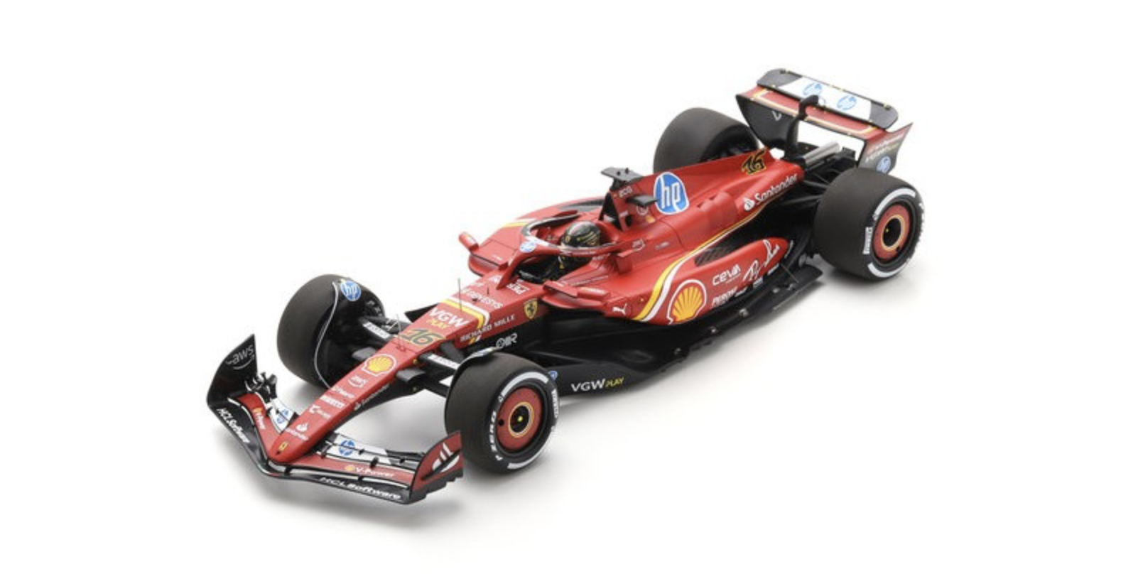 FERRARI SF-24 MONZA GP 2024  CHARLES LECLERC WINNER 1/18 LOOKSMART
