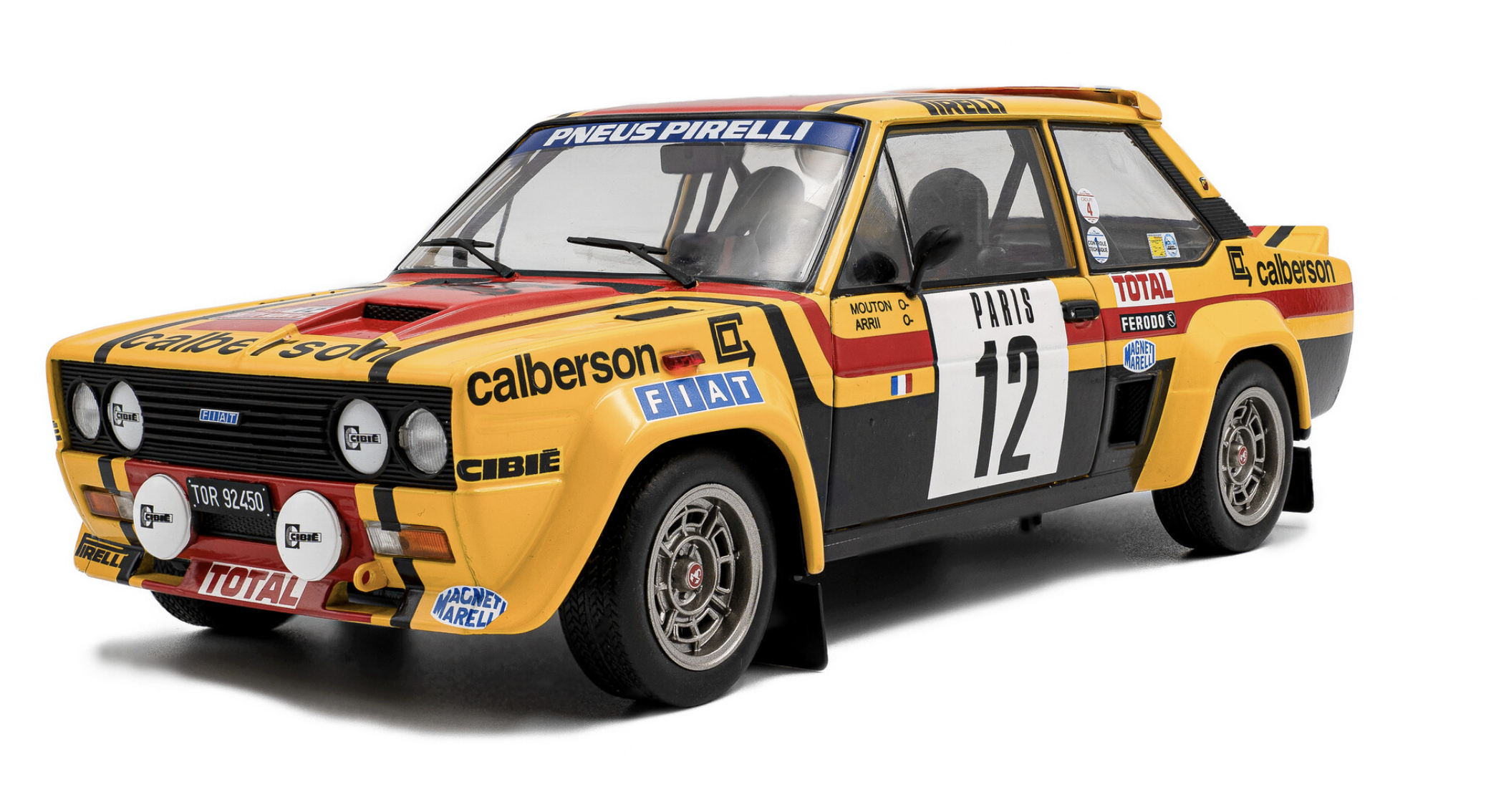 FIAT 131 ABARTH  RALLYE DE MONTE-CARLO SOLIDO 1/18