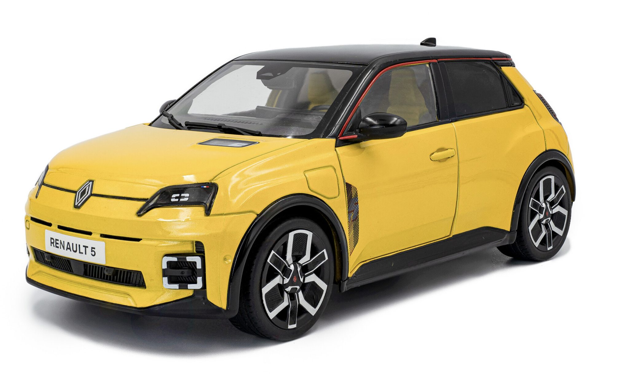 RENAULT 5 E-TECH JAUNE SOLIDO 1/18