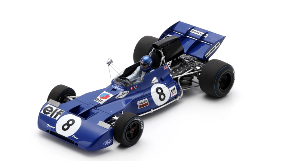 TYRRELL 004 NO.8 FRENCH GP 1972 PATRICK DEPAILLER 1/18 SPARK