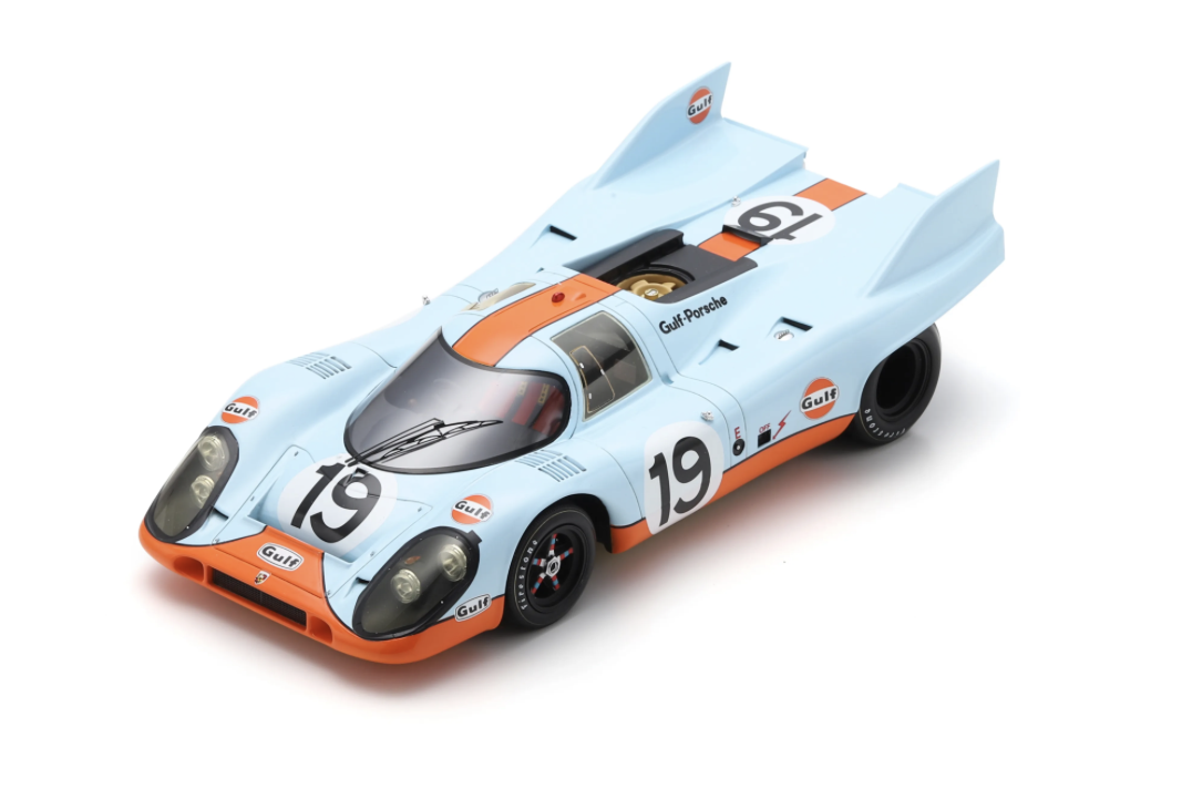 PORSCHE 917 K NO.19 2ND LE MANS 24H 1971 R. ATTWOOD - H. MÜLLER 1/18 SPARK