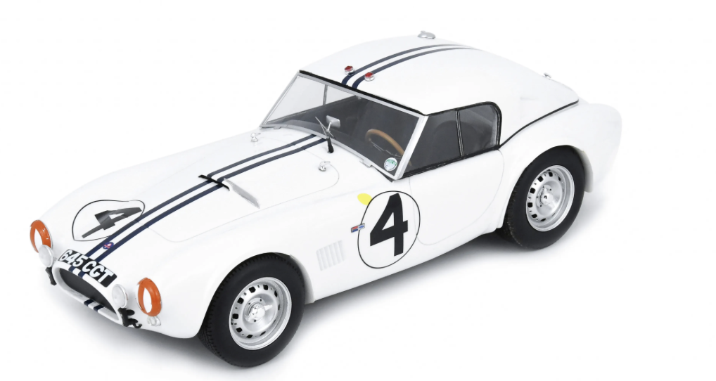 AC COBRA 289 HARD-TOP NO.4 LE MANS 24H 1963 E. HUGUS - P. JOPP 1/18 SPARK