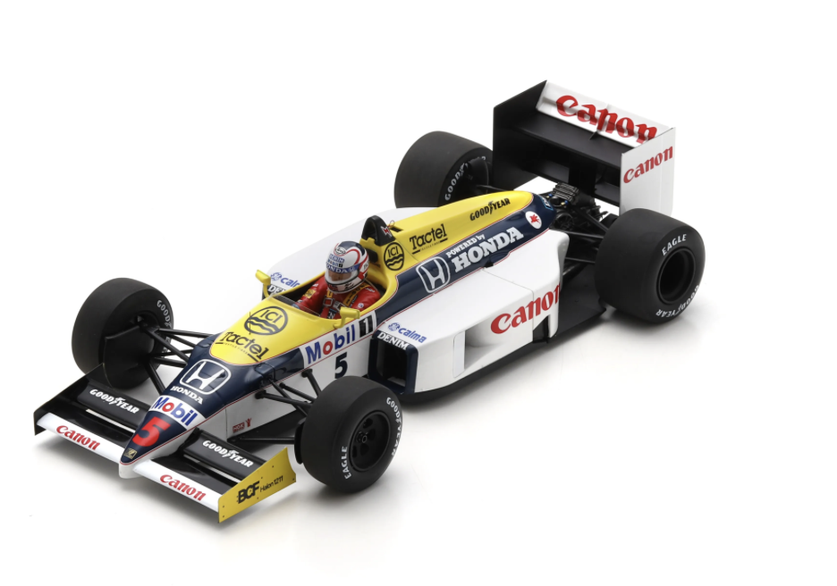 WILLIAMS FW11 NO.5 WINNER BRITISH GP 1986 NIGEL MANSELL 1/18 SPARK