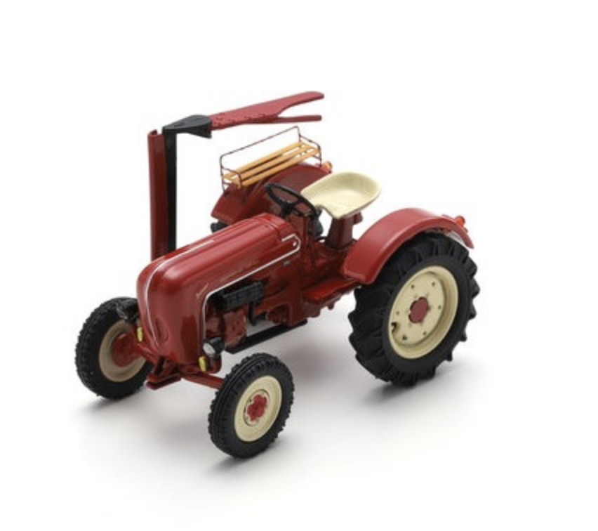 PORSCHE Junior tractor with mower 1/43 SCHUCO