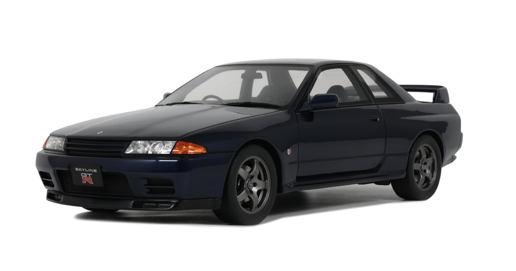 Nissan Skyline GT-R (BNR32) Dark Blue Pearl TH1 1993 OTTO 1/18