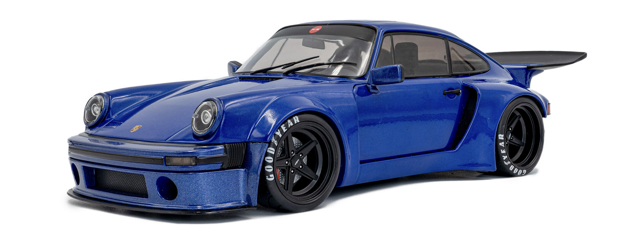 KS-R BY KHYZYL SALEEM  DARK BLUE METALLIC SOLIDO 1/18