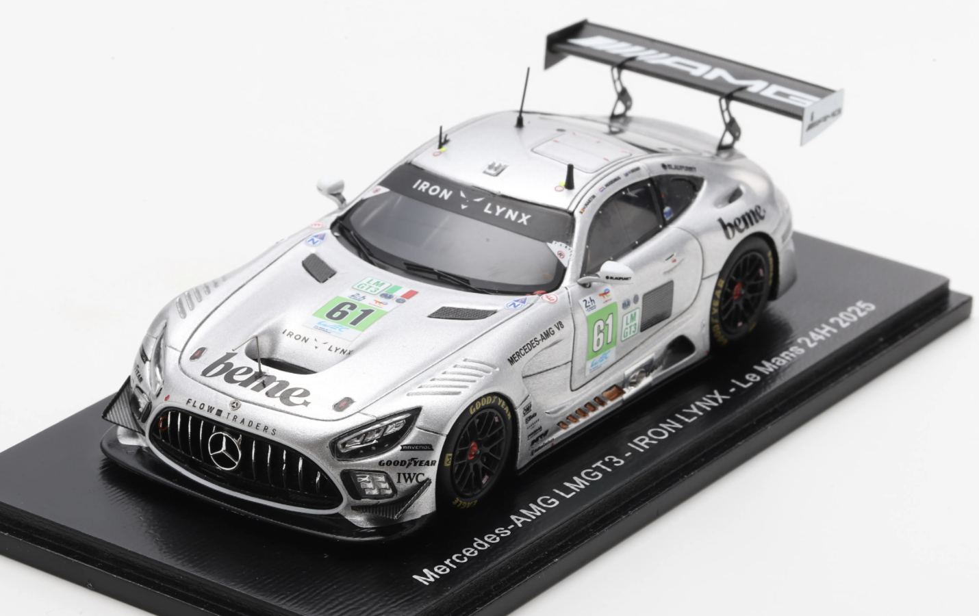 MERCEDES-AMG LMGT3 NO.61 IRON LYNX LE MANS 24H 2025 M. BERRY -  L. HODENIUS - M. MARTIN SPARK 1/43