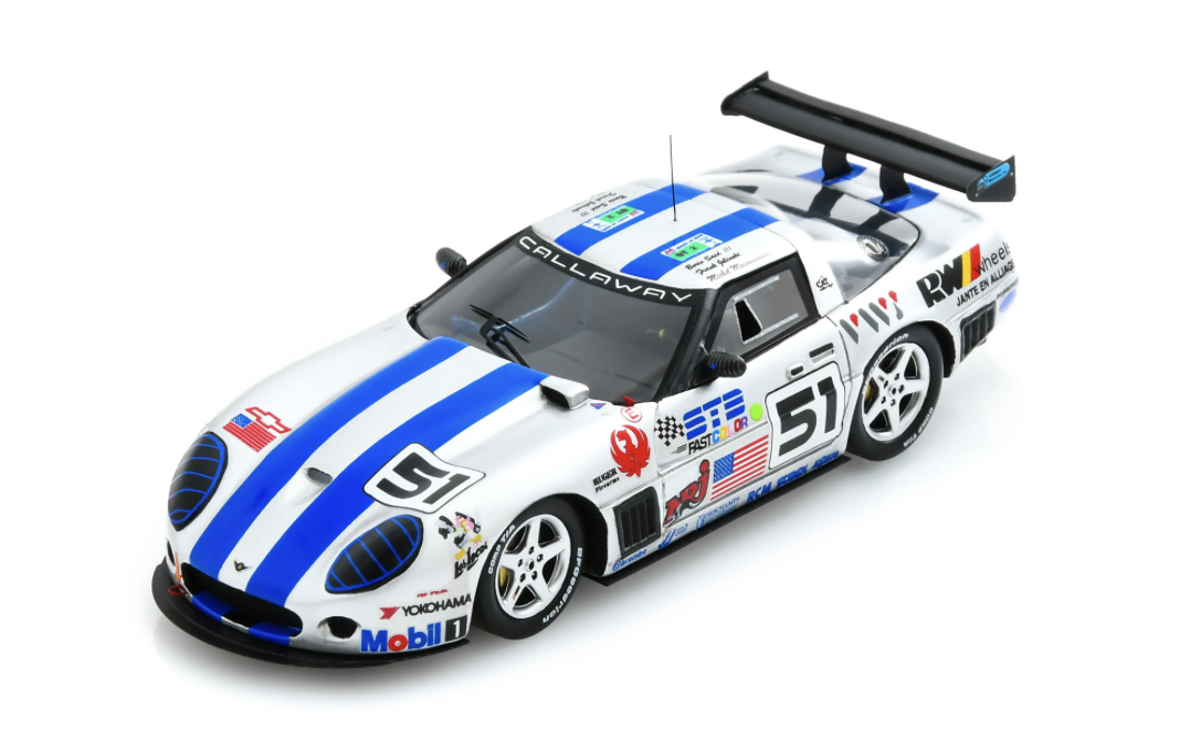 CORVETTE CALLAWAY NO.51 LE MANS 24H 1994 F. JELINSKI - B. SAID III - M. MAISONNEUVE SPARK 1/43