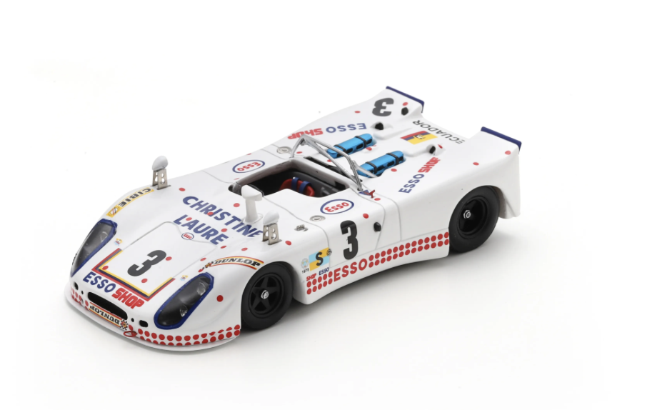 PORSCHE 908/2 NO.3 24H LE MANS 1975 C. POIROT - G.ORTEGA - G. CUINET SPARK 1/43