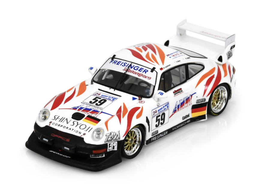 PORSCHE 911 GT2 NO.59 LE MANS 24H 2000 Y. HANE - W. KAUFMANN - K. IKETANI SPARK 1/43