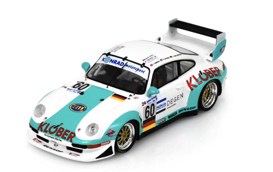 PORSCHE 911 GT2 NO.60 24H LE MANS 2000 J. VON GARTZEN - C. SLATER - T. KENDALL SPARK 1/43