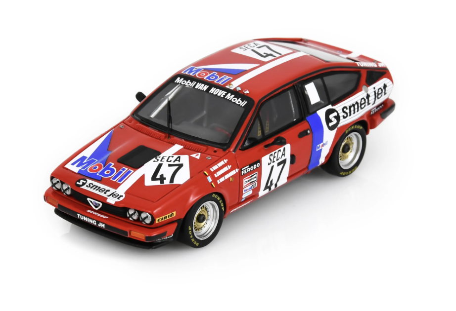 ALFA ROMEO GTV 6 NO.47 24H SPA 1982 R. VAN HOVE - D. SNOBECK - D. VAN MIEGHEM SPARK 1/43