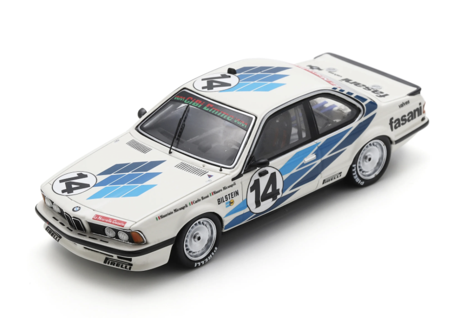 BMW 635 CSI NO.14 24H SPA 1986 M. MICANGELI - C.ROSSI - M. MICANGELI SPARK 1/43