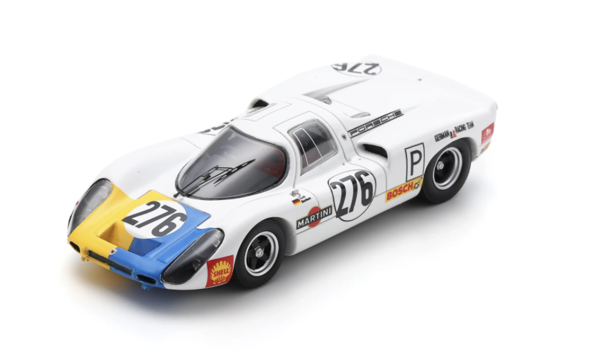 PORSCHE 907 NO.276 6TH TARGA FLORIO 1969 G. KOCH - H-D. DECHENT SPARK 1/43