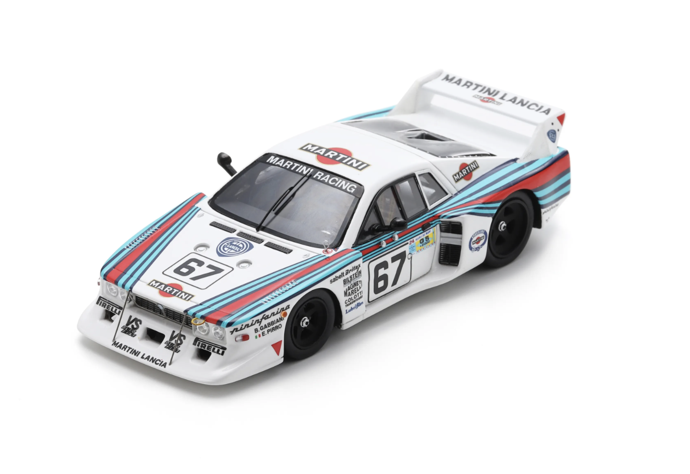 Lancia Beta Montecarlo Turbo No.67 24H Le Mans 1981 B. Gabbiani - E. Pirro SPARK 1/43