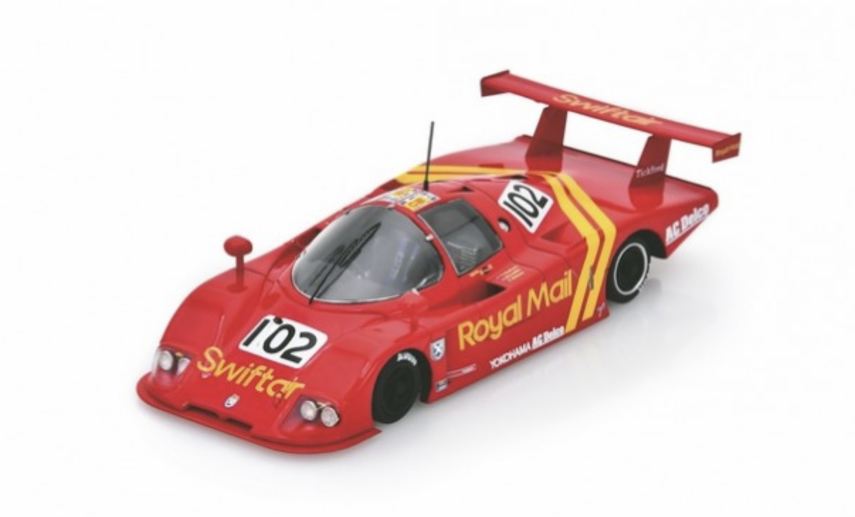 ECOSSE C 286 N°102 8ème 24H Le Mans 1987 D. Leslie - R. Mallock - M. Duez SPARK 1/43