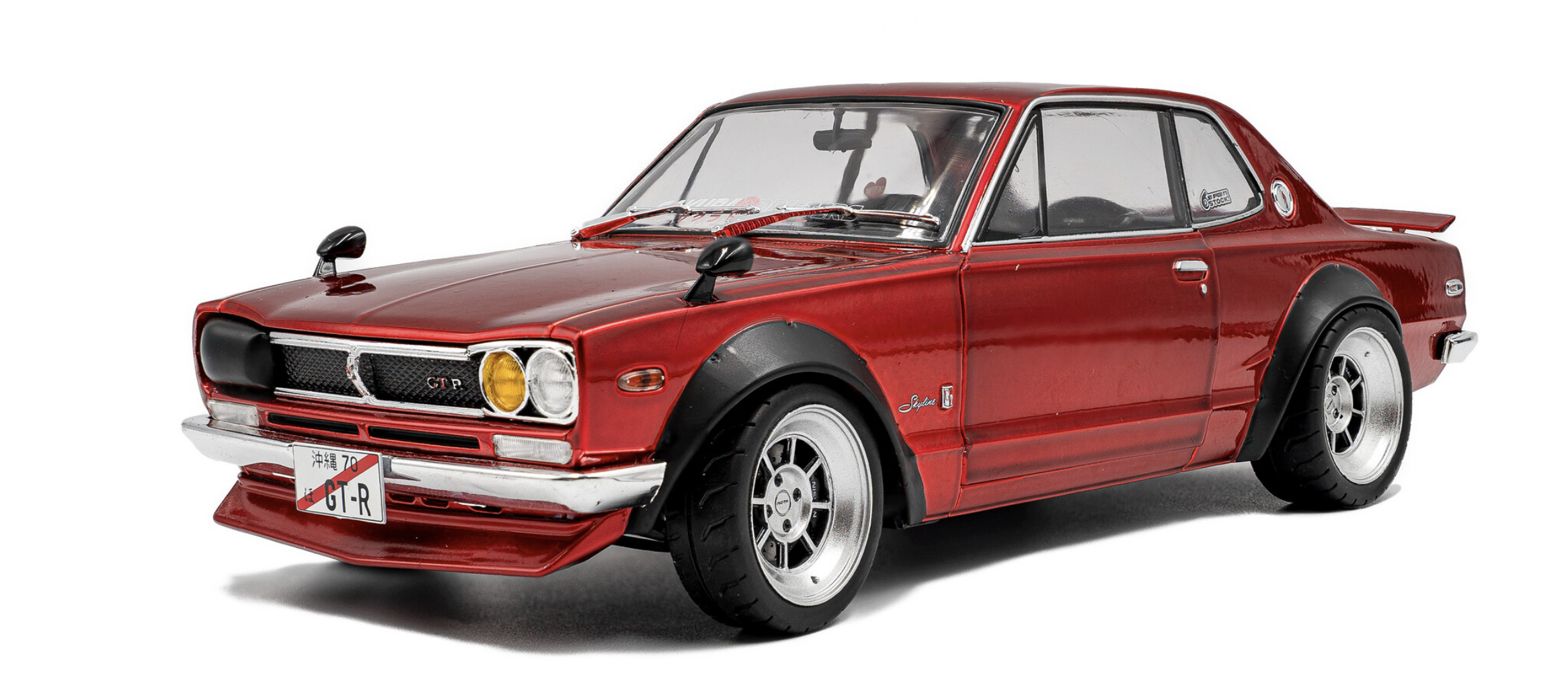 NISSAN SKYLINE (C10) RED METALLIC  SOLIDO 1/18
