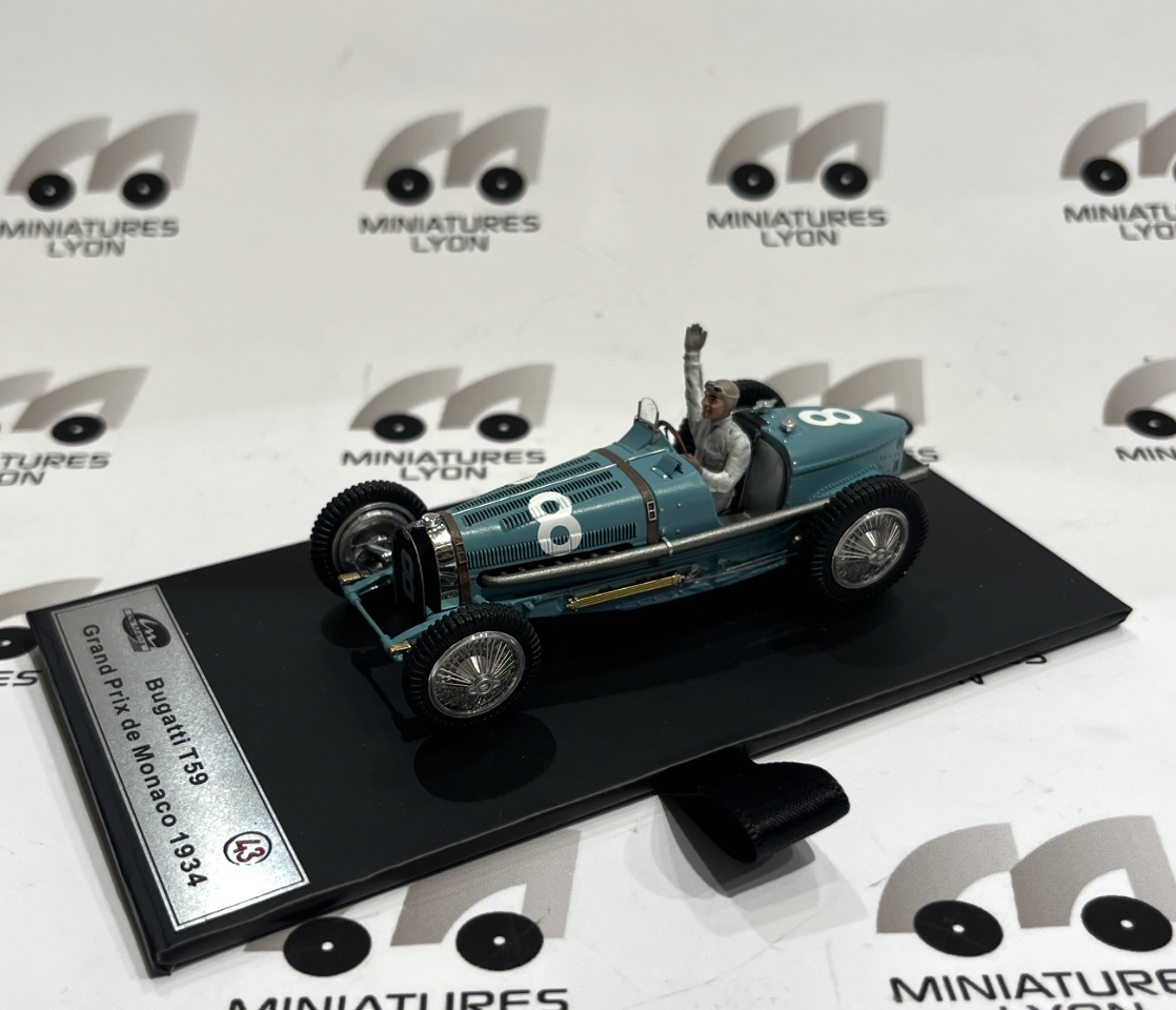 BUGATTI T59 GRAND PRIX MONACO 1934 #8 PANTHEON  1/43