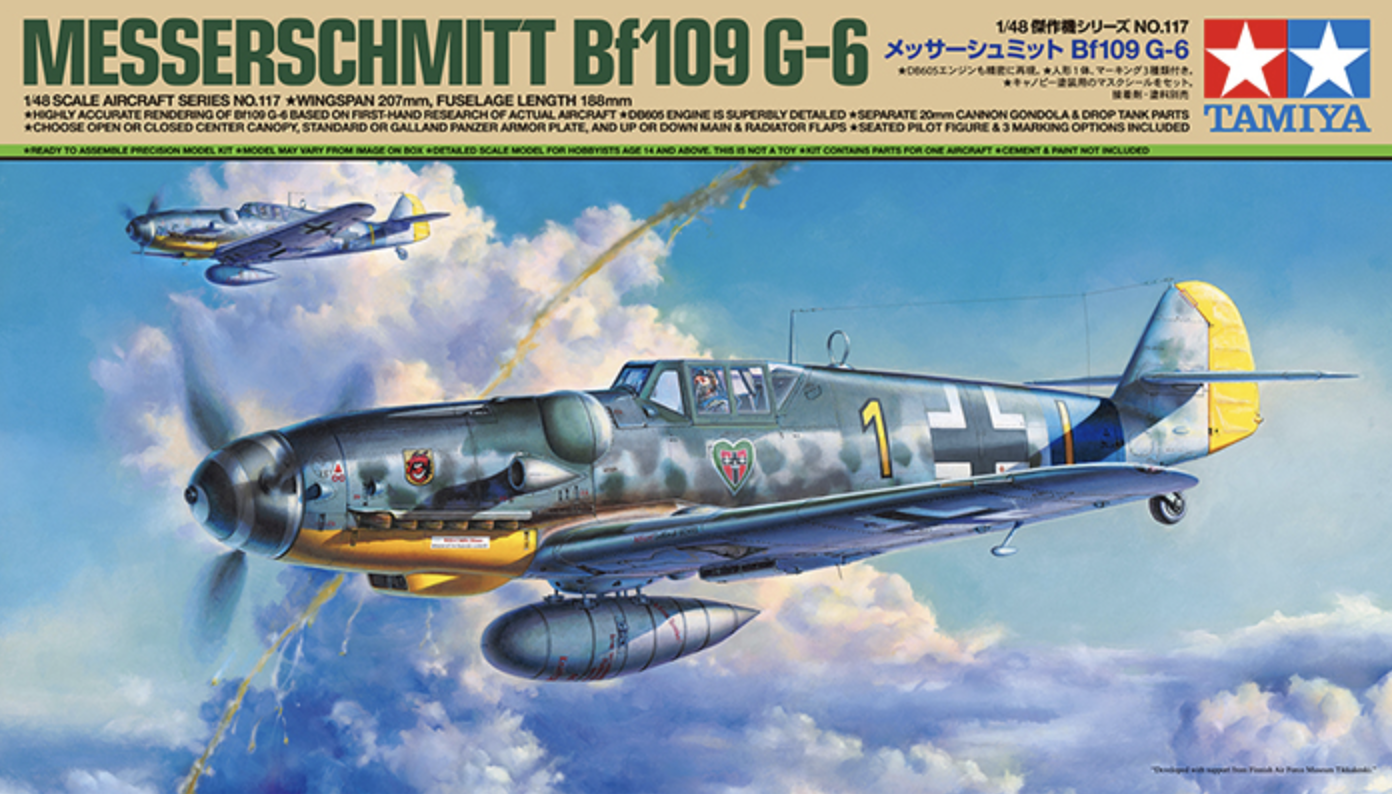 Messerschmitt Bf 109 G-6 1/48 TAMIYA