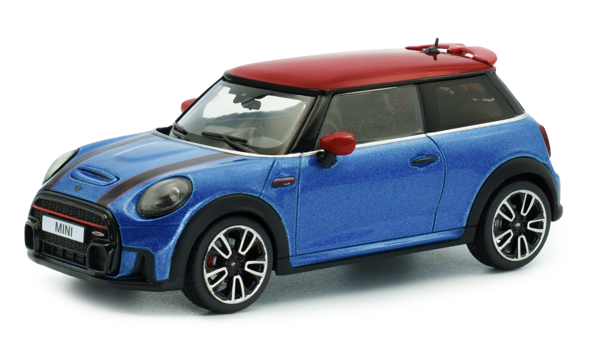 MINI COOPER JOHN COOPER WORKS BLUE SOLIDO 1/43