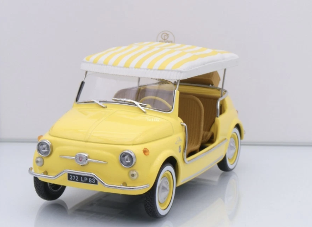 FIAT 500 JOLLY 1965 JAUNE 1/18 NOREV