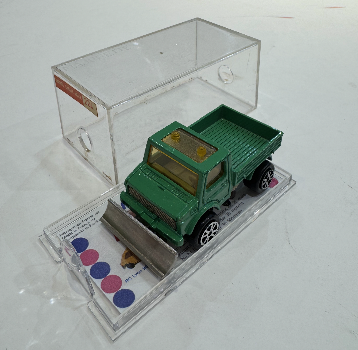 UNIMOG CHASSE NEIGE MAJORETTE 1/64