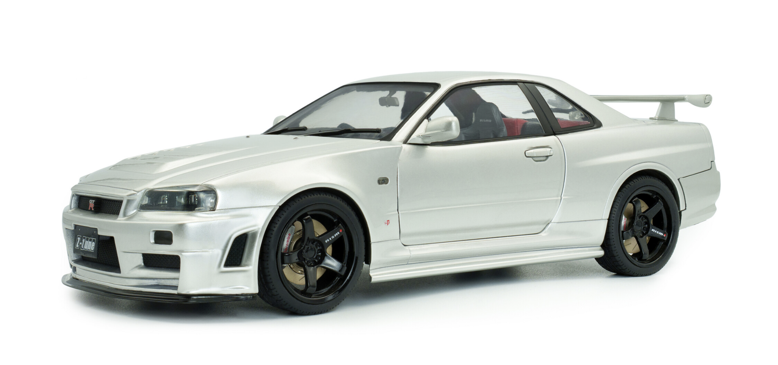 NISSAN SKYLINE GT-R (BNR34) WITH NISMO PARTS SOLIDO 1/18